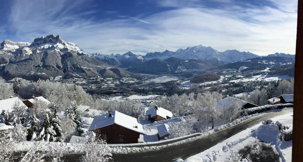Vila La Joubarbe Au Balcon Du Mont-Blanc Sallanches Exteriér fotografie