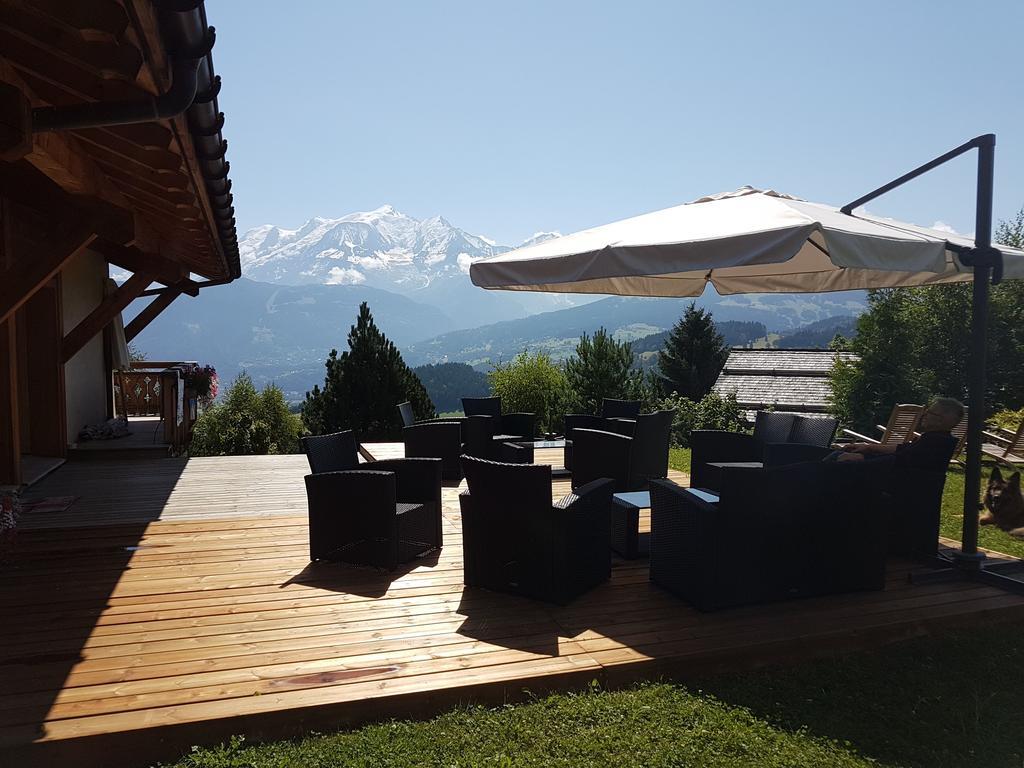 Vila La Joubarbe Au Balcon Du Mont-Blanc Sallanches Exteriér fotografie