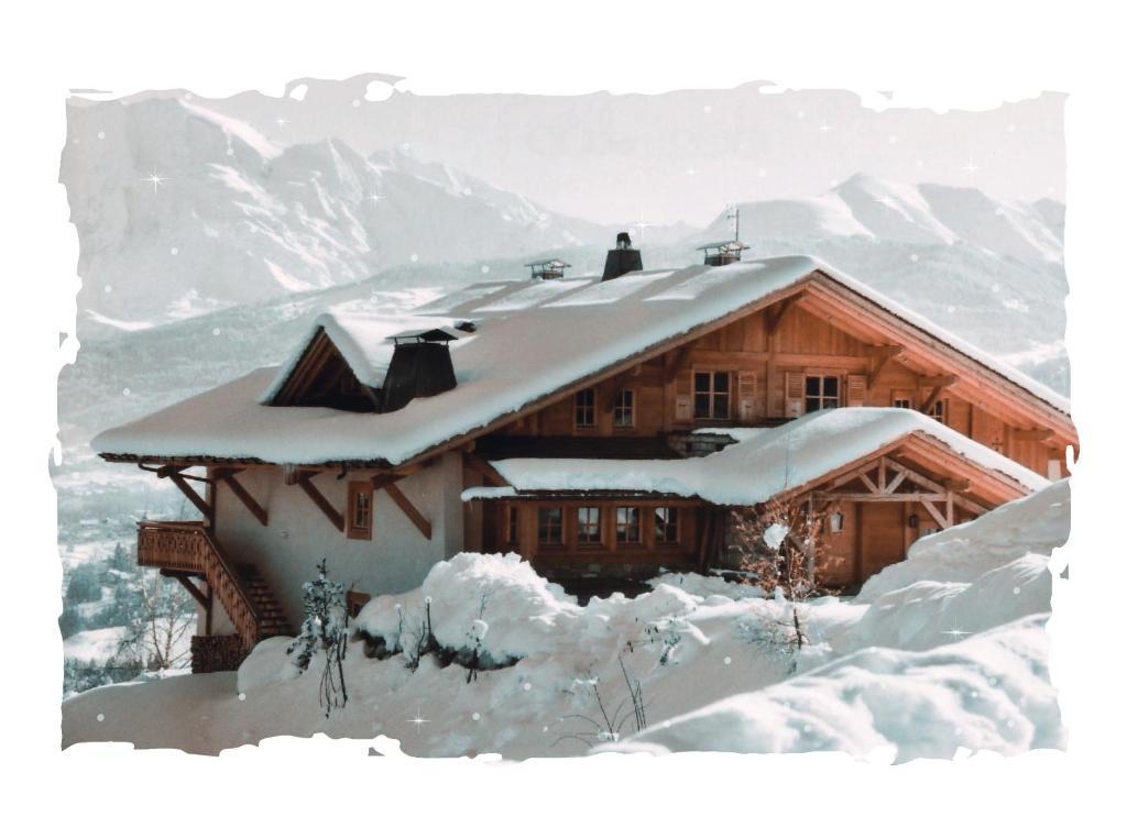 Vila La Joubarbe Au Balcon Du Mont-Blanc Sallanches Exteriér fotografie