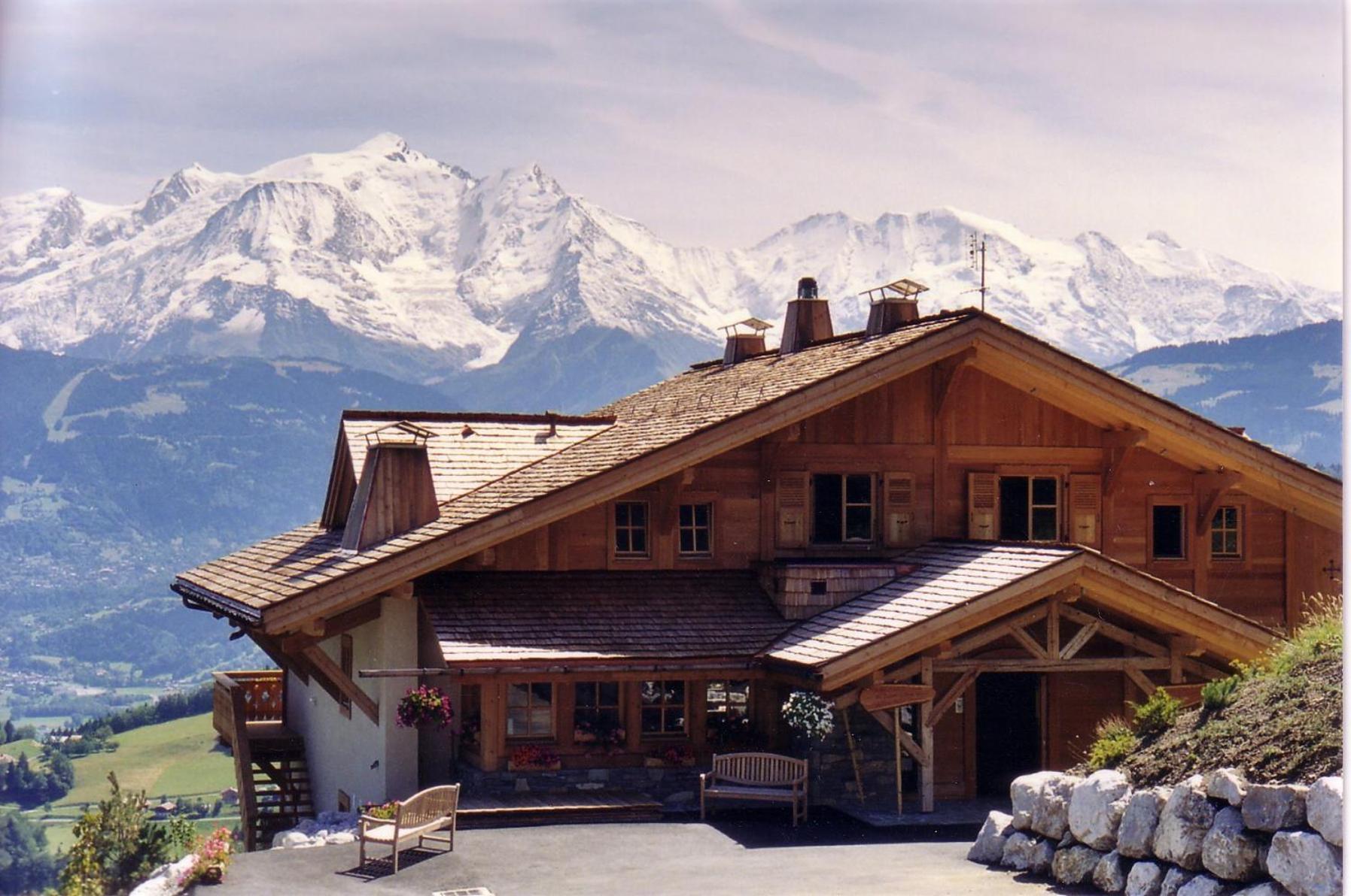 Vila La Joubarbe Au Balcon Du Mont-Blanc Sallanches Exteriér fotografie