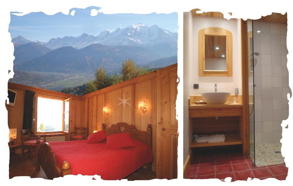 Vila La Joubarbe Au Balcon Du Mont-Blanc Sallanches Pokoj fotografie
