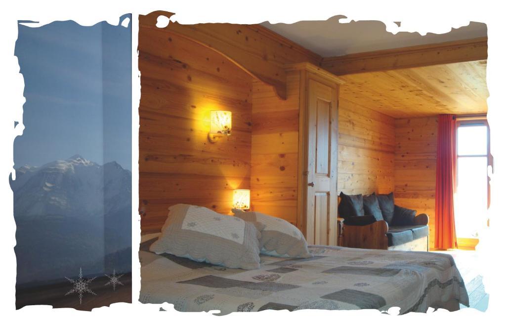 Vila La Joubarbe Au Balcon Du Mont-Blanc Sallanches Pokoj fotografie