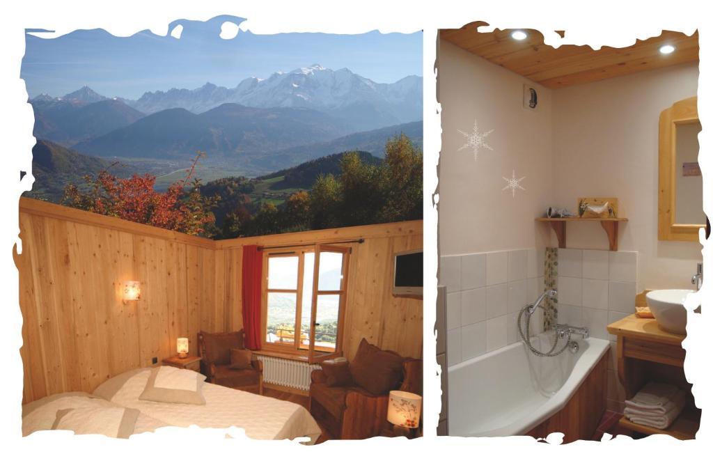 Vila La Joubarbe Au Balcon Du Mont-Blanc Sallanches Pokoj fotografie