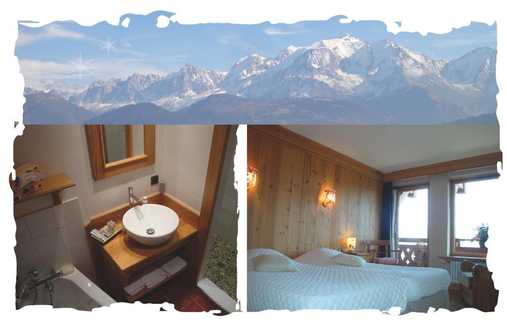 Vila La Joubarbe Au Balcon Du Mont-Blanc Sallanches Pokoj fotografie