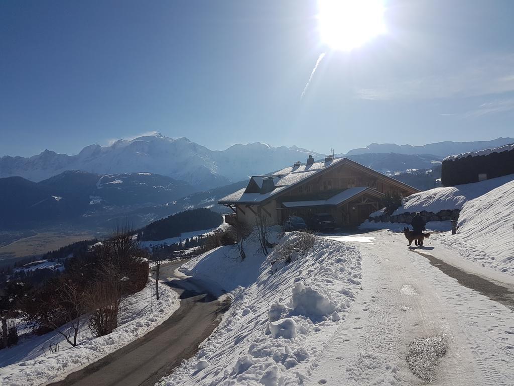 Vila La Joubarbe Au Balcon Du Mont-Blanc Sallanches Exteriér fotografie